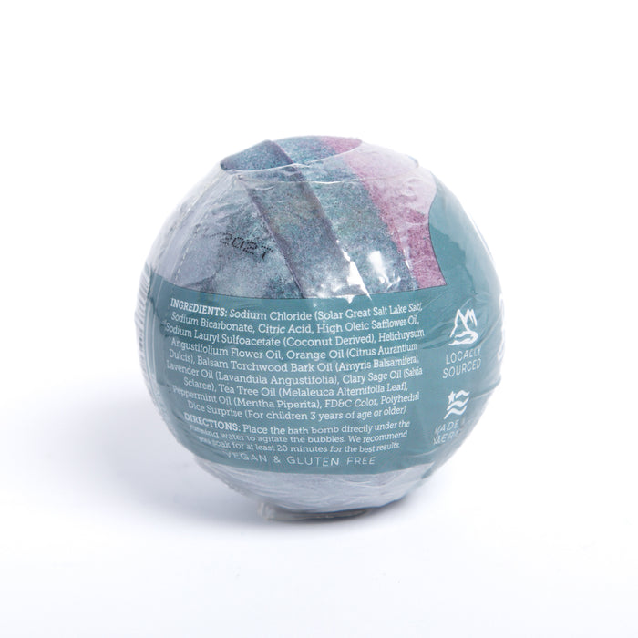 Black Lotus Therapy Bath Bomb (Restorative - Bubble)