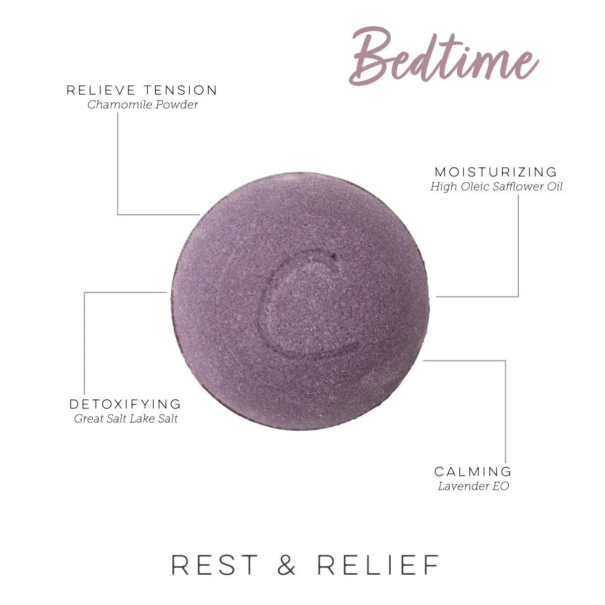 Bedtime Therapy Bath Bomb (Restful)