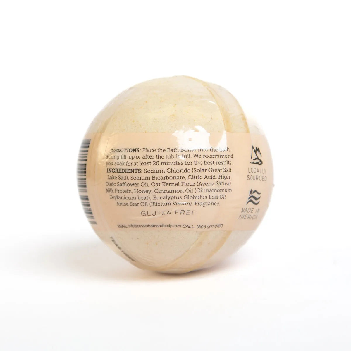 Cleopatra Therapy Bath Bomb (Soothing Oatmeal, Milk & Honey)
